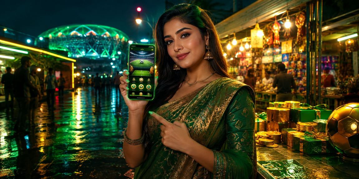 কুমিল্লায় মোবাইল ক্যাসিনো বাজারের রাতের দৃশ্য, যেখানে খেলোয়াড়রা বাজি ধরছে
